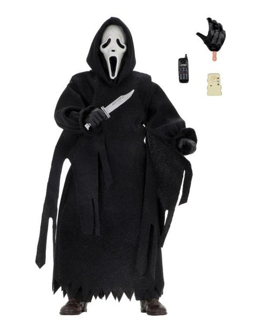 NECA Figura de Acccion Vestida: Scream - Cara Fantasma Ghostface 8 Pulgadas