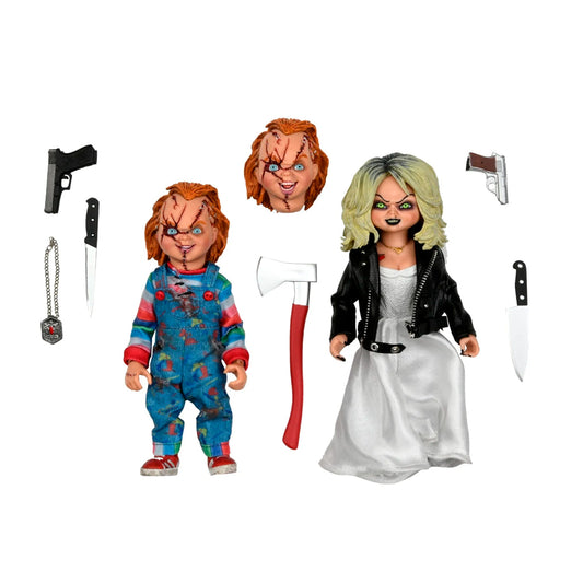 Neca - Novia de Chucky - Chucky y Tiffany 8 Pulgadas